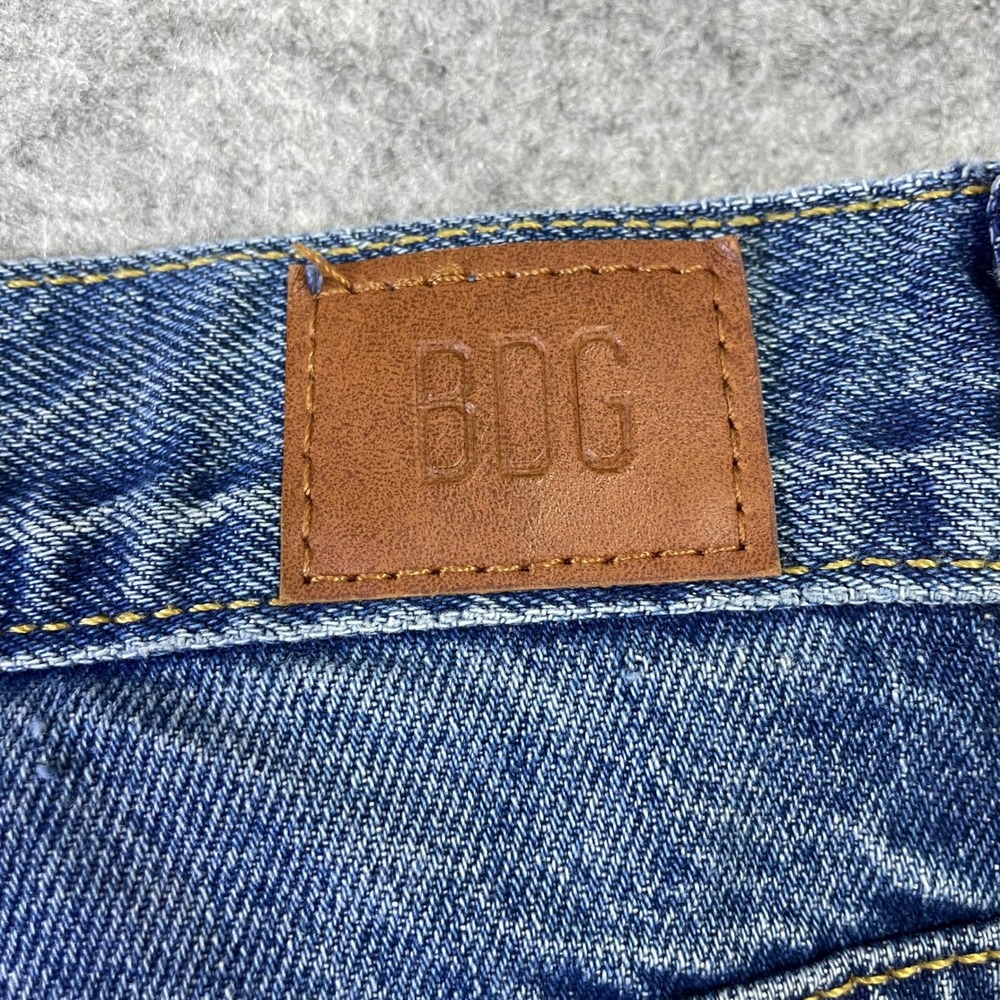 BDG Urban Outfitters Cowboy Jean High Rise Straight Leg Blue Denim Size 26 - Picture 7 of 13